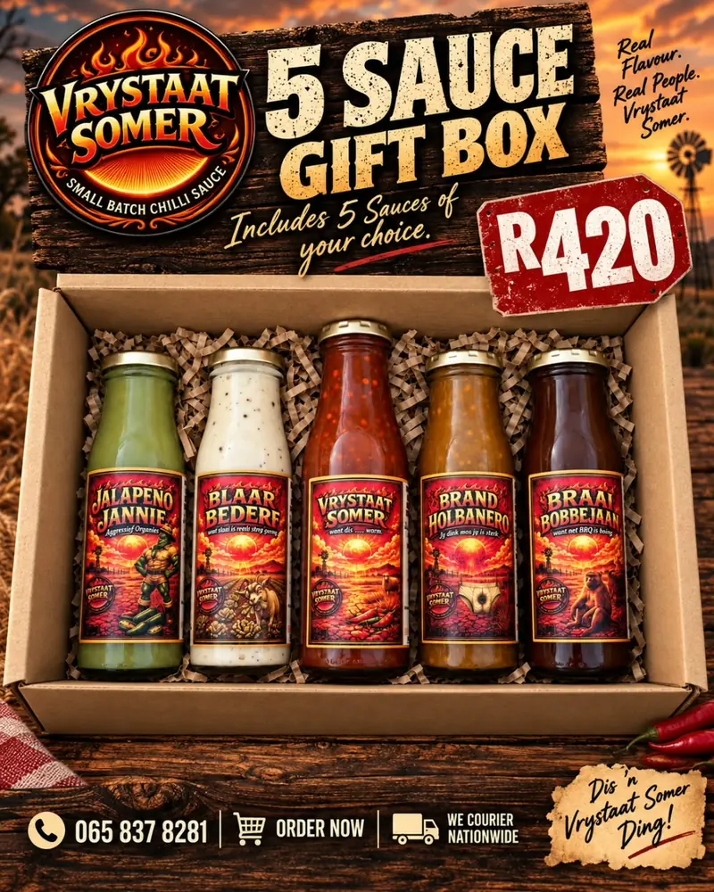 5 Sauce Gift Box – 5 sauces of your choice