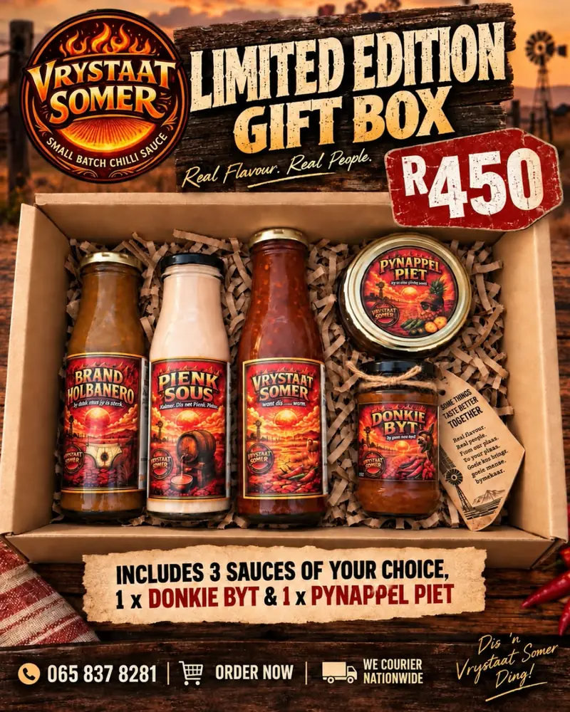 Limited Edition Gift Box – 3 of your choice + Donkie Byt + Pynappel Piet