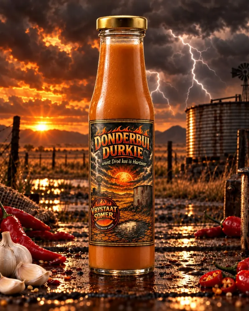 Donderbui Durkie – want Droë kos is Hartseer