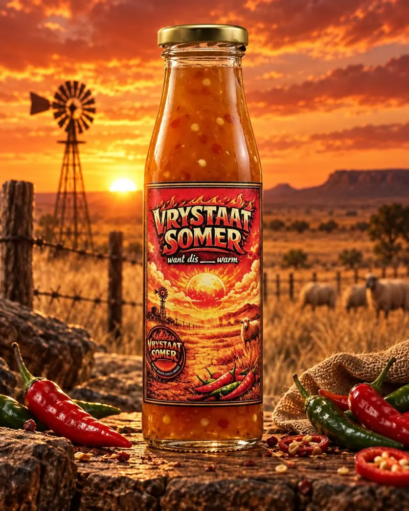 Vrystaat Somer Sweet Chilli – want dis ___ warm